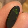 Flagstone pattern solid black opal 2.6 ct