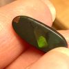 Flagstone pattern solid black opal 2.6 ct