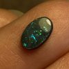 Confetti pattern solid black opal 0.8 ct