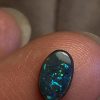 Confetti pattern solid black opal 0.8 ct