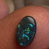 Confetti pattern solid black opal 0.8 ct