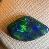 Lightening ridge solid black opal 2 ct