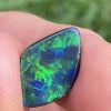Lightening ridge solid black opal 2 ct