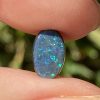 Confetti pattern solid black opal 0.8 ct
