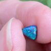 Black triangle solid opal 0.4 ct